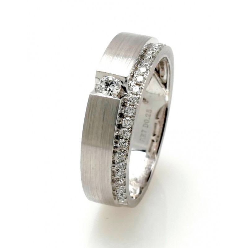 Anillo diamantes doble