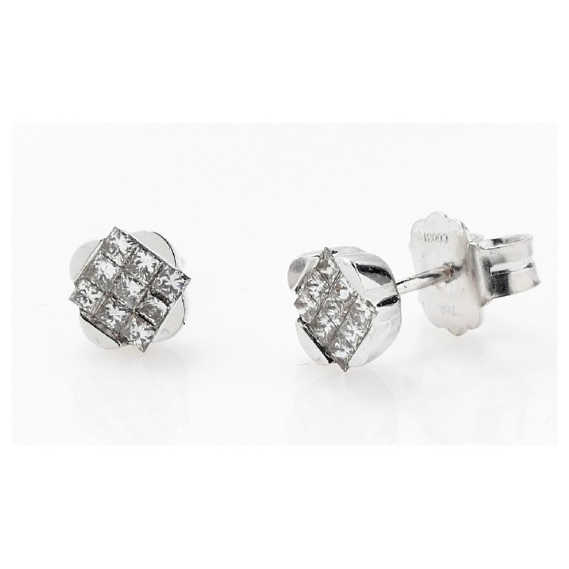 Pendientes diamantes rombo