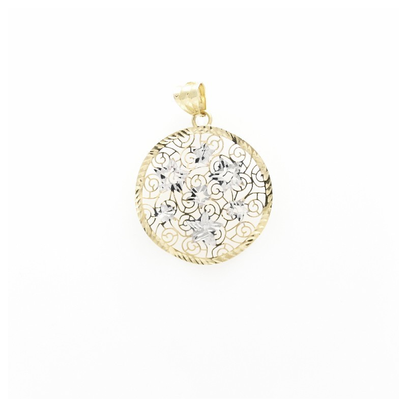 Colgante oro estrellas