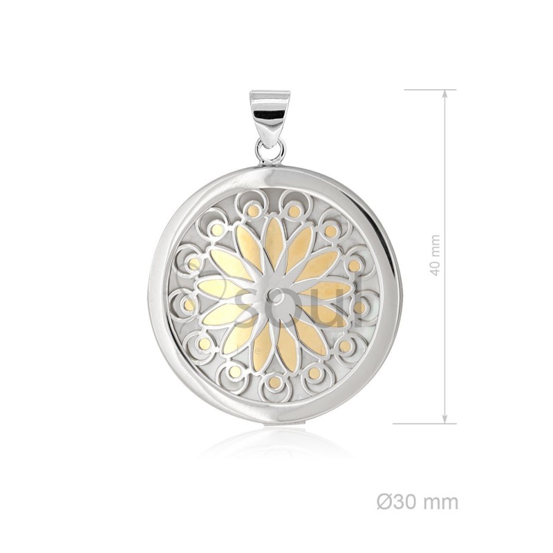 Colgante Mandala pequeño flor