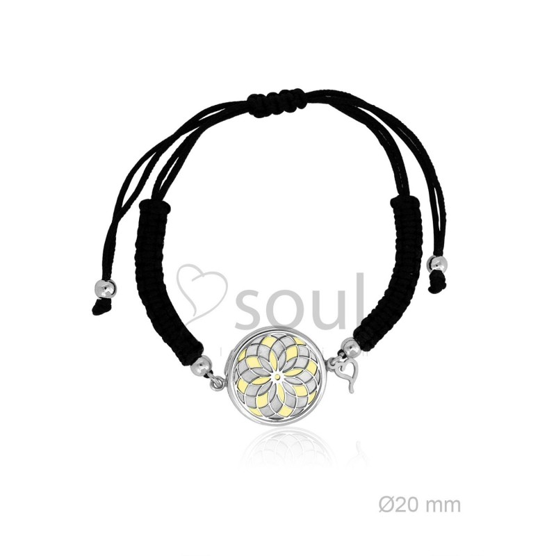 Pulsera macramé mandala 2