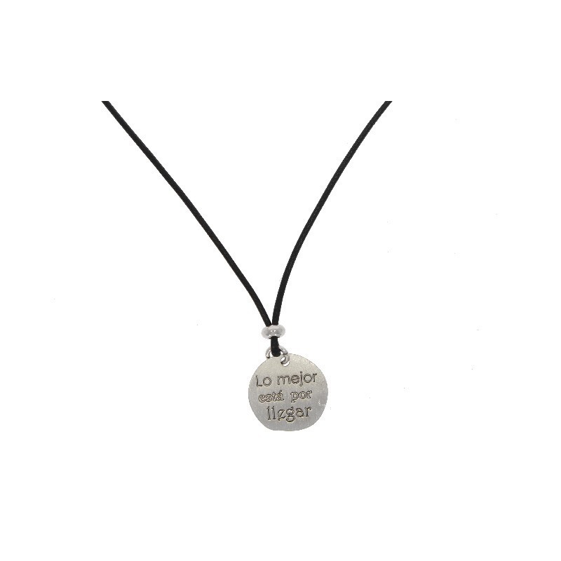 Gargantilla mensaje Lo mejor...