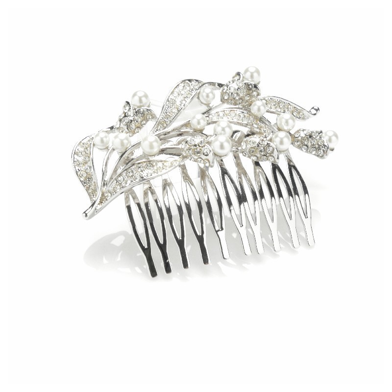 Peineta capullos de flor