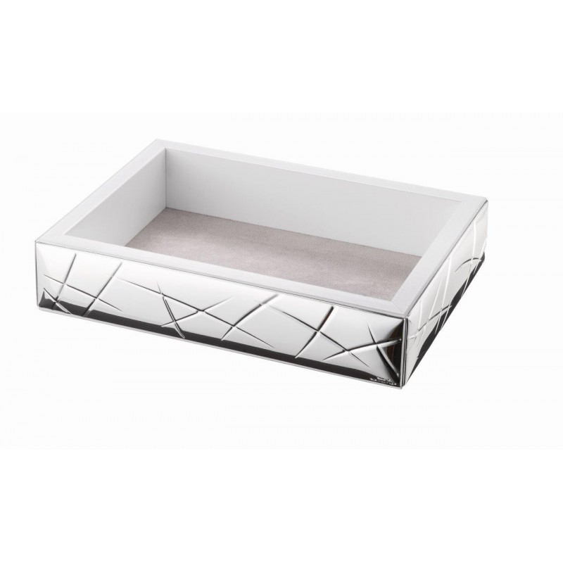 Vaciabolsillos madera blanco 13x18