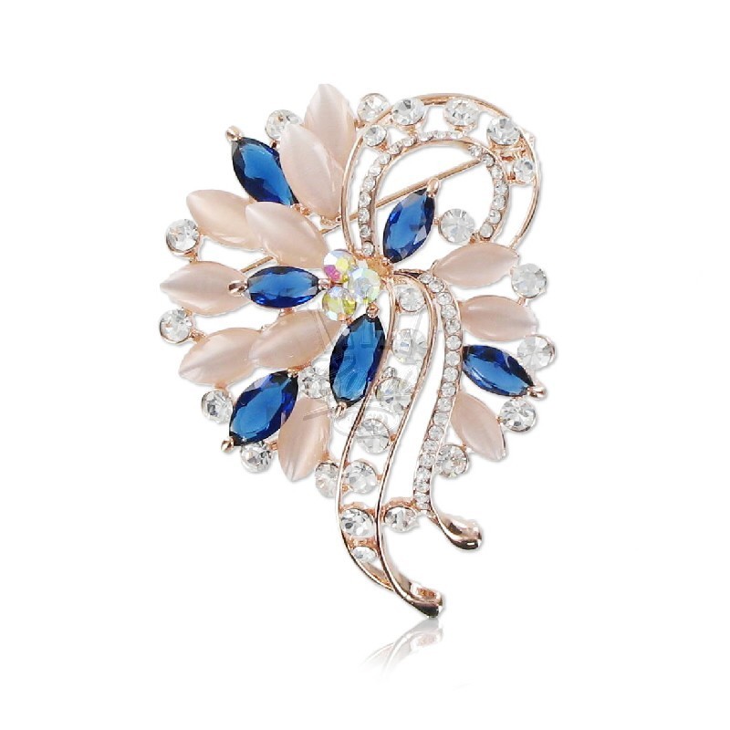 Broche colgante flor