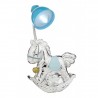 Lampara mini caballo celeste