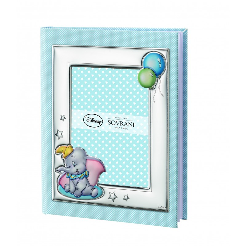 Album marco fotos personalizado exterior dumbo 25x30 celeste