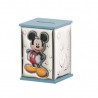 HUCHA MICKEY MOUSE CELESTE Personalizado en Plata Bilaminada Personalizado en Plata Bilaminada