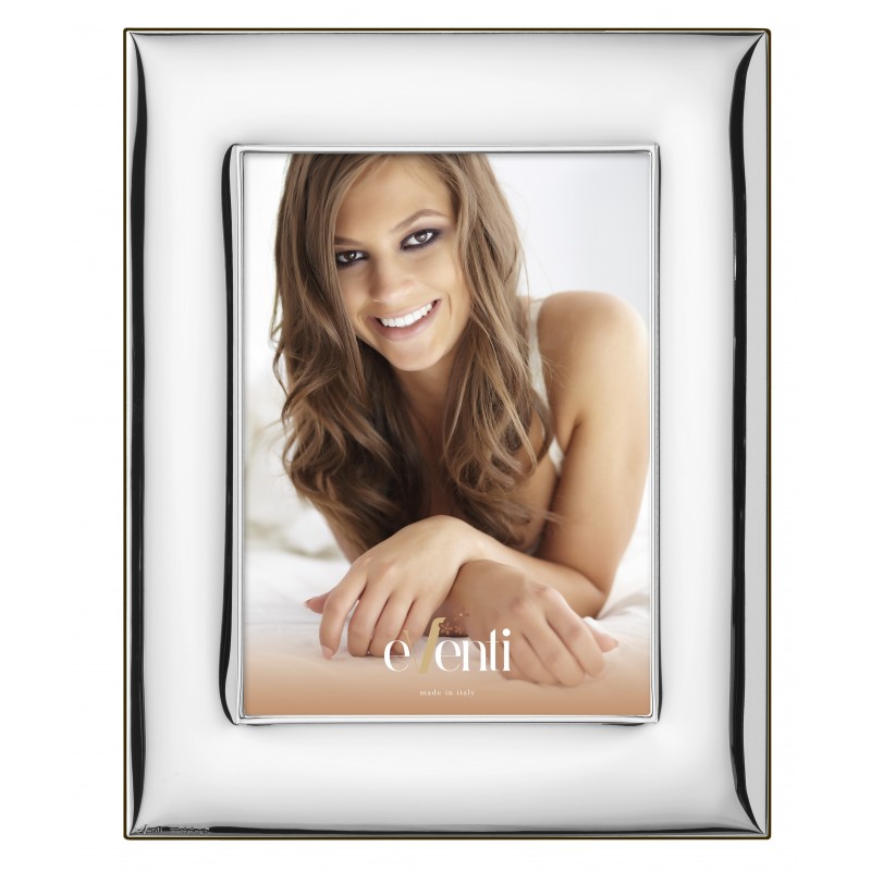 Marco fotos personalizado smooth 18x24 plata bilaminada