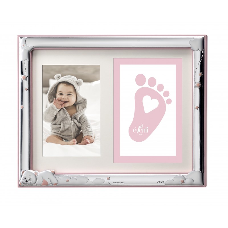 Marco fotos personalizado huella celeste 6x9- 16x21