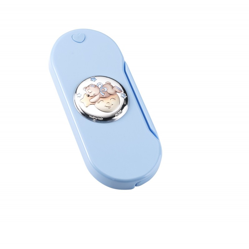 Set cubiertos oso luna celeste Personalizados