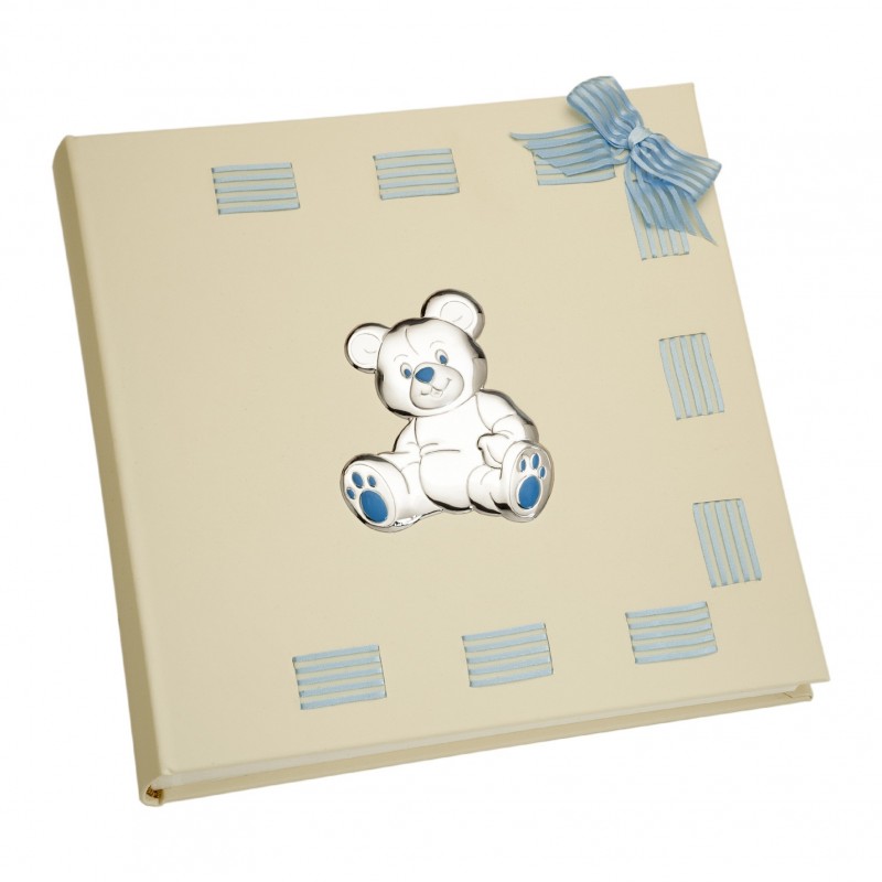 Album oso rosa con lazo 30x30 lu6064r