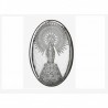 Icono oval virgen pilar 7x10 cms
