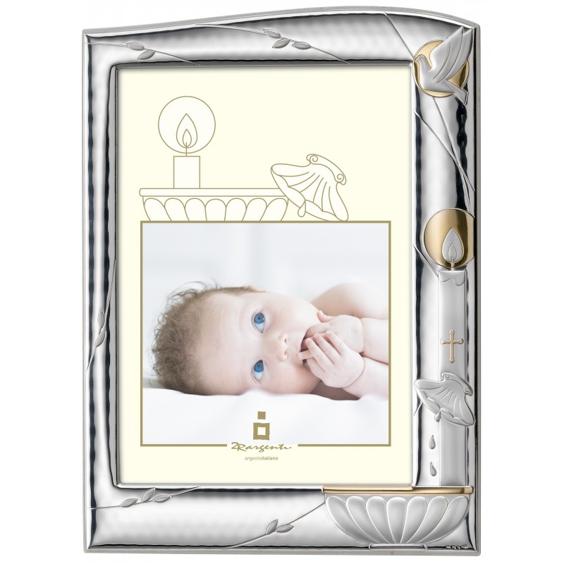 Marco fotos personalizado bautizo 13x18