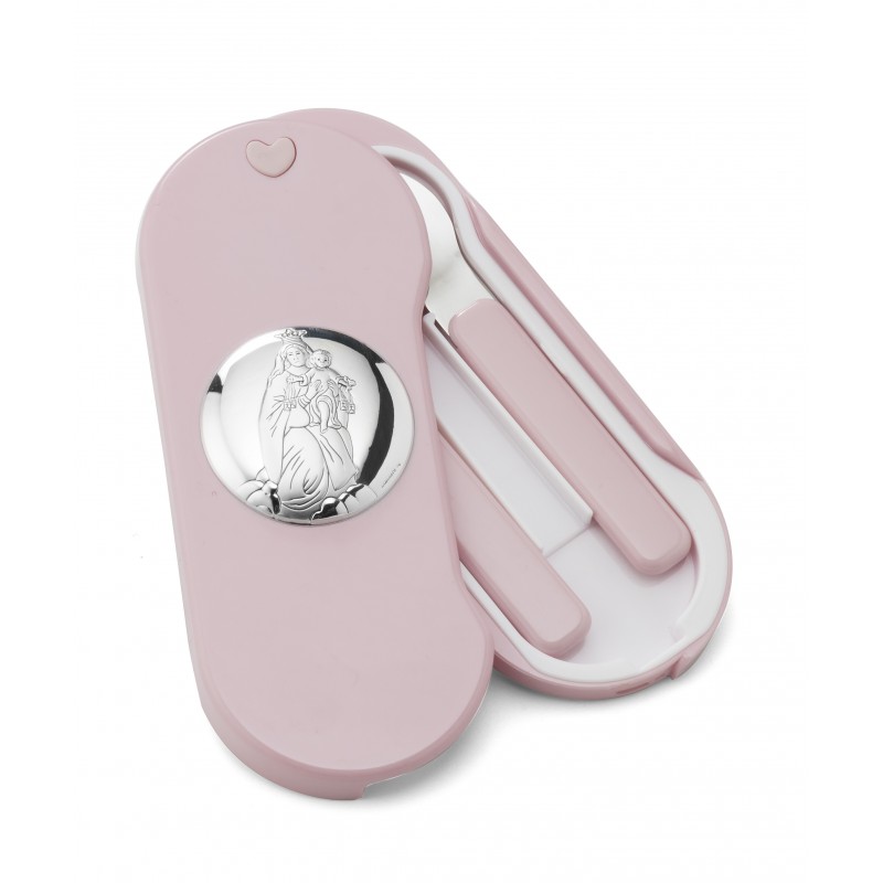 Set cubiertos celeste v. carmen Personalizados