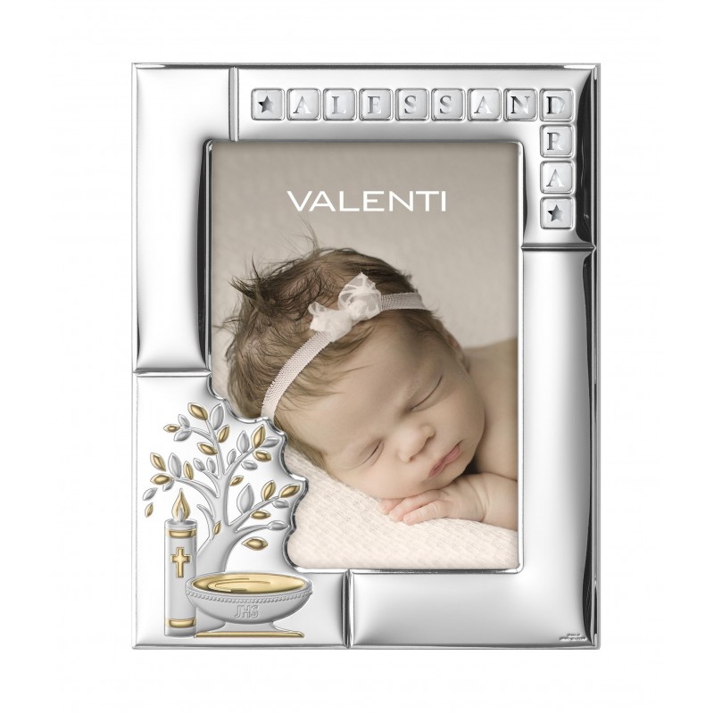 Marco fotos personalizado bautizo 13x18 letras