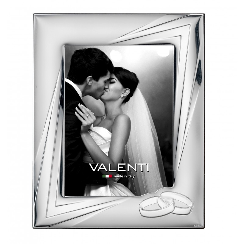 Marco fotos personalizado alianzas brillo-mate 18x24 bodas novios