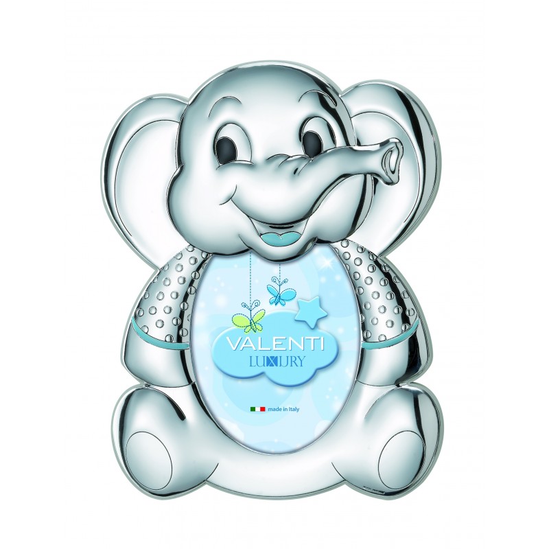 Marco fotos personalizado forma elefante 9x13 rosa 