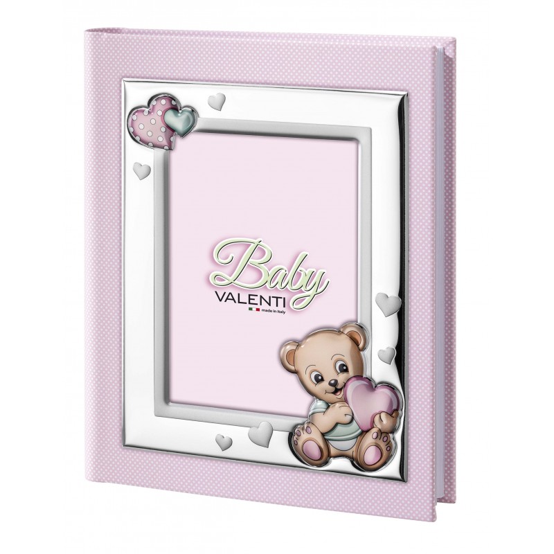 Album marco fotos personalizado ext. 20x25 celeste oso corazon