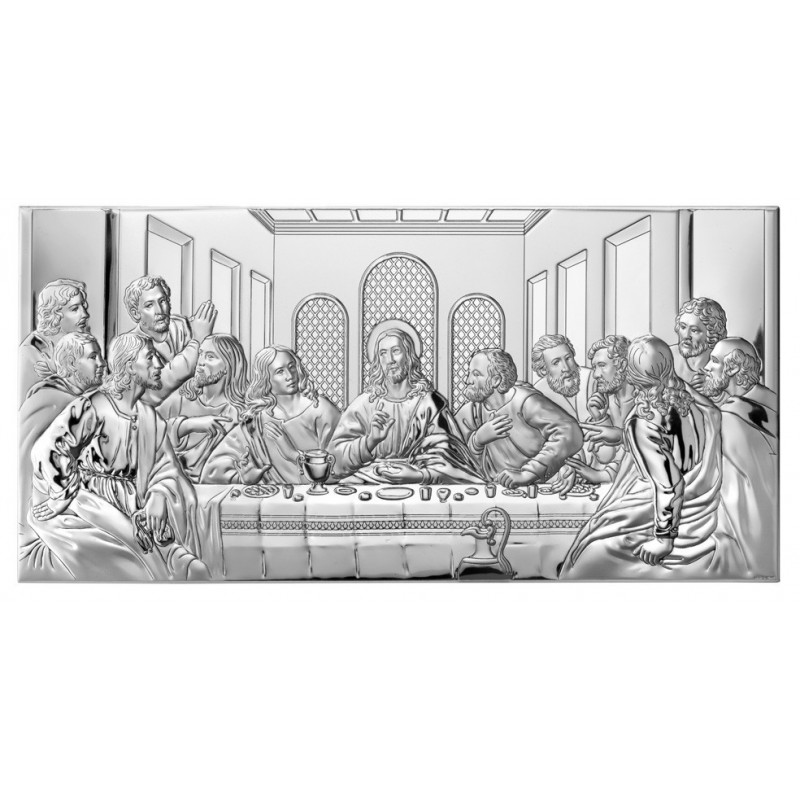 Icono ultima cena 20x12