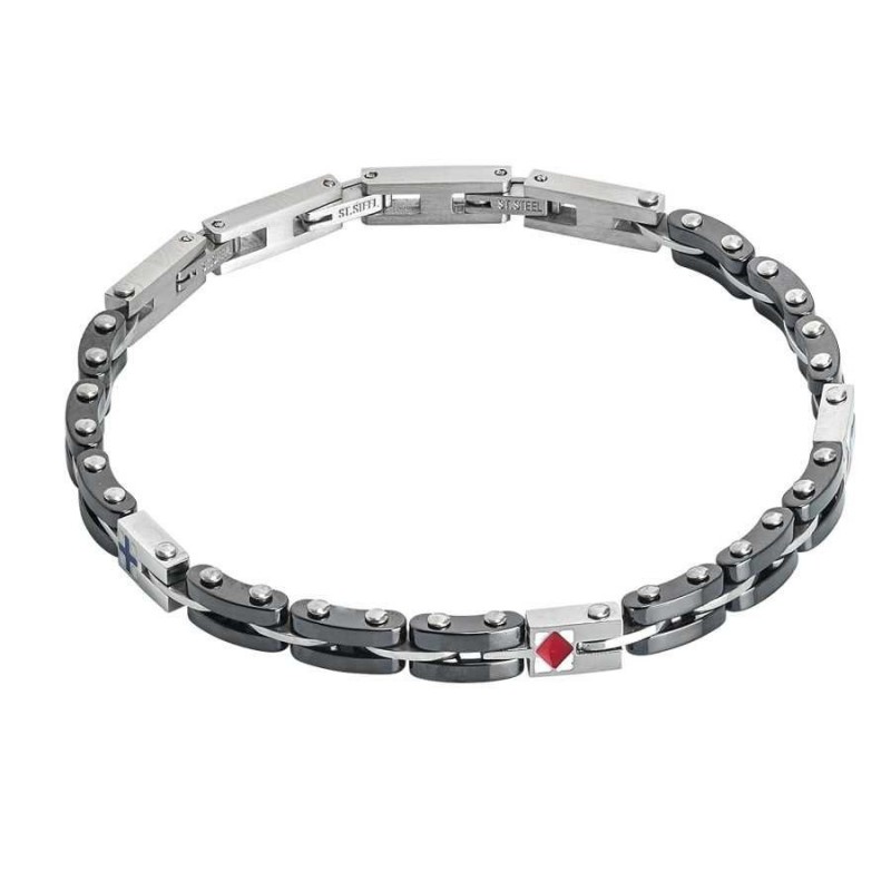 Pulsera caballero acero