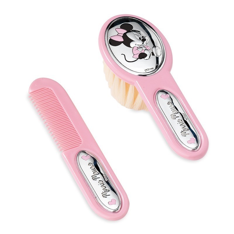 Set peine-cepillo minnie rosa-w5563r
