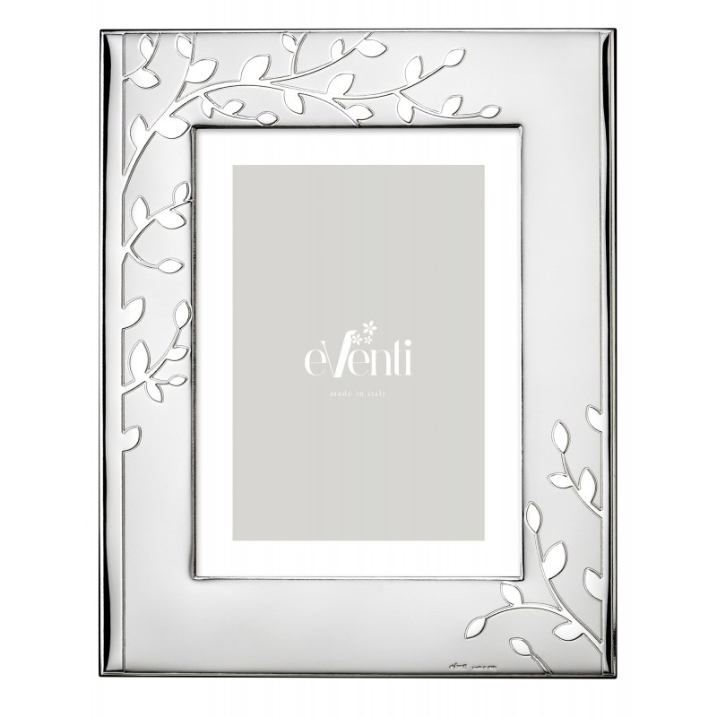Marco fotos personalizado arbol13x18 plata bilaminada