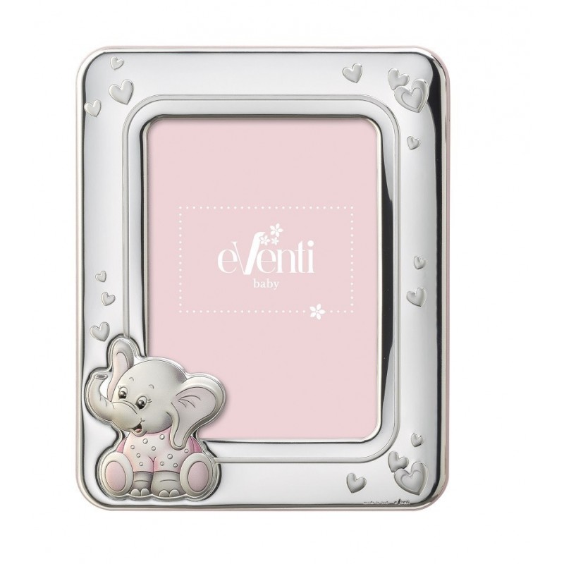 Marco fotos personalizado elefante rosa 13x18