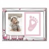Marco fotos personalizado tren rosa 16x21 huella