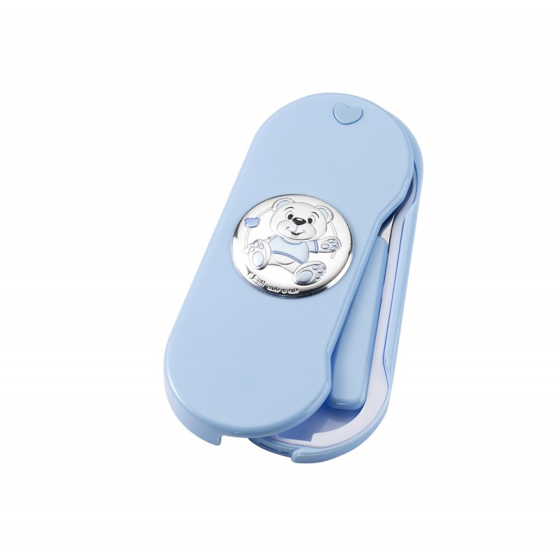 Set cubiertos oso celeste Personalizados