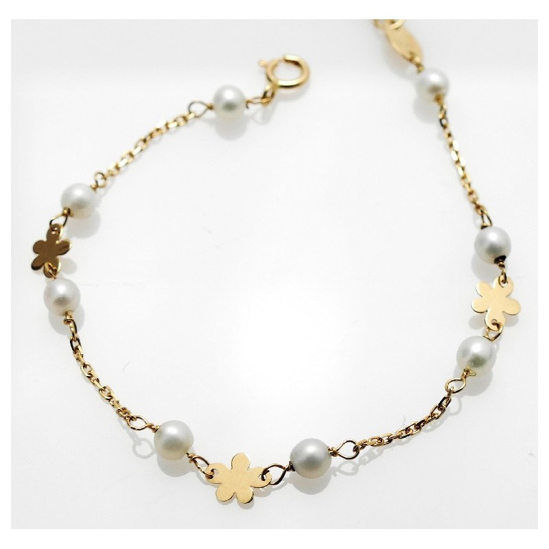 Pulsera perlas bebé