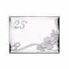 Placa 25 aniversario 13x18 personalizada bodas de plata