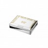 Caja 50 aniversario 13x9x4 personalizada para bodas oro