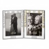 Marco fotos personalizado doble 50 anivers. 9x13 bodas oro plata bilaminada