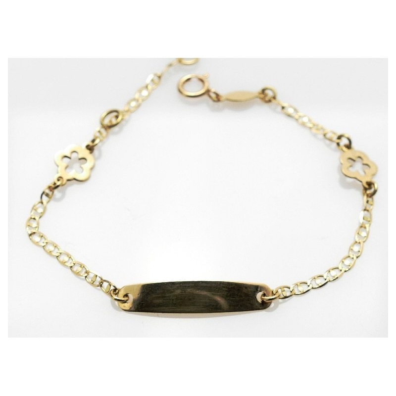 Pulsera bebé flores