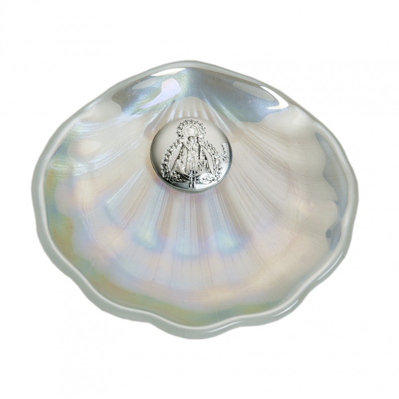 Concha simil nacar virgen cabeza
