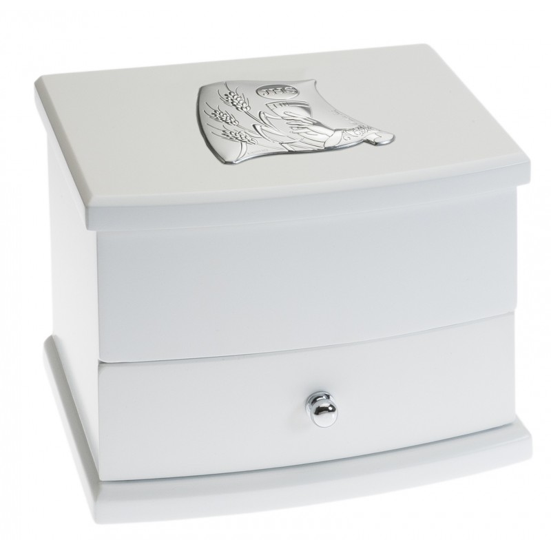 Joyero comunion musical cajon 18x13x1 personalizado