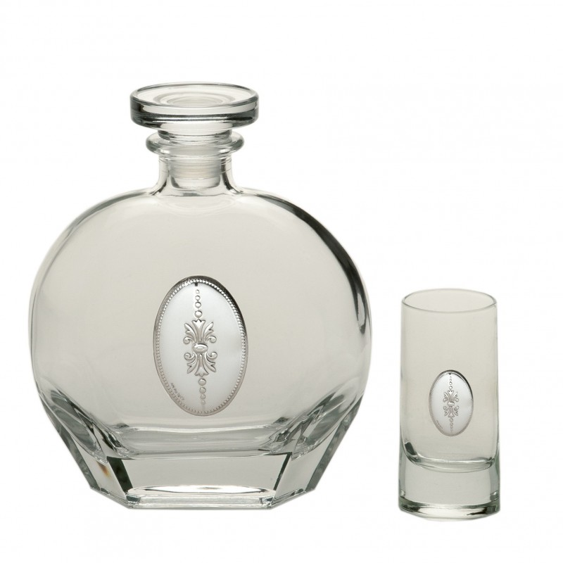 Estuche madera botella6chupitos