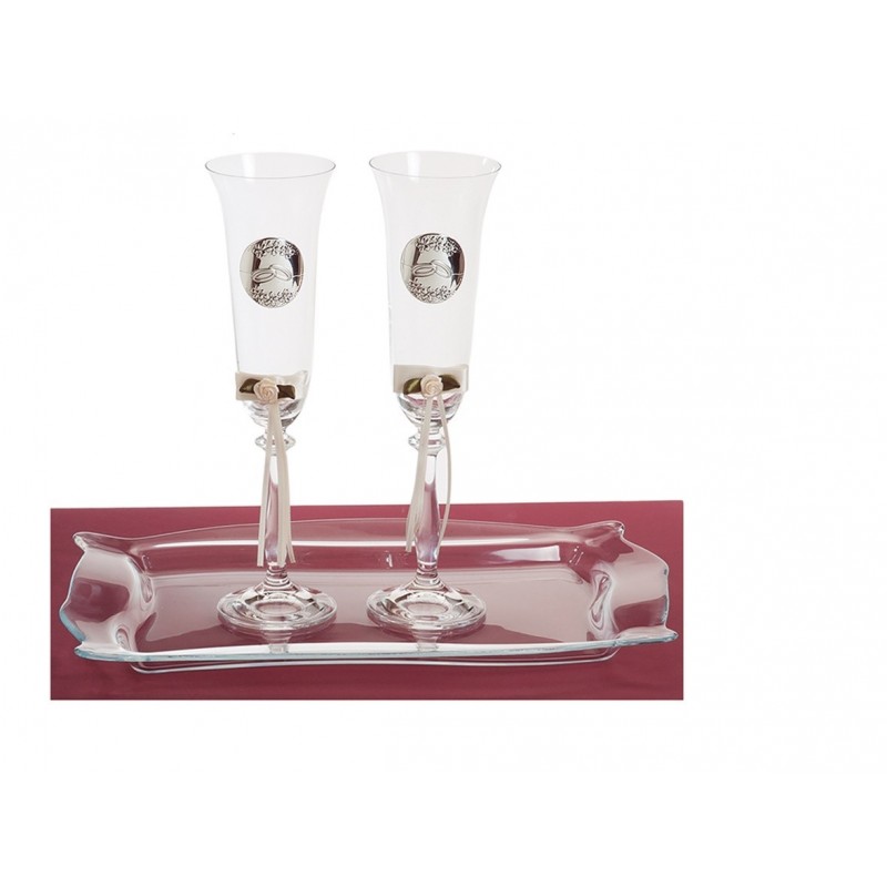 Estuche copas alianzas  bandeja