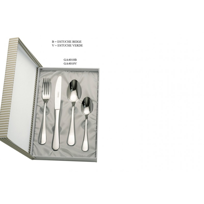 Set de 4 cubiertos personalizados cadete
