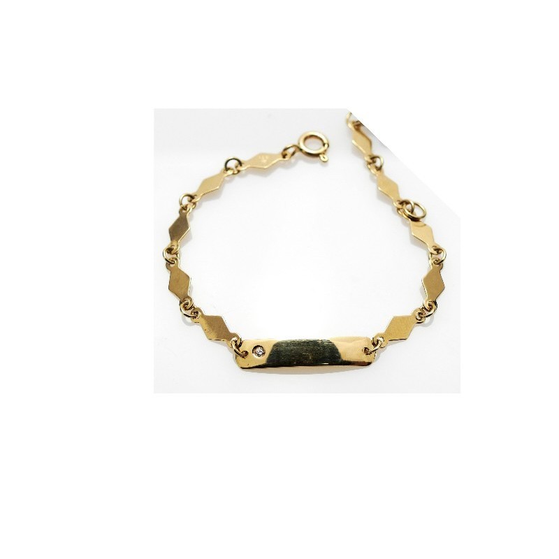 Pulsera bebé rombos