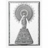 Icono virgen pilar 13x18