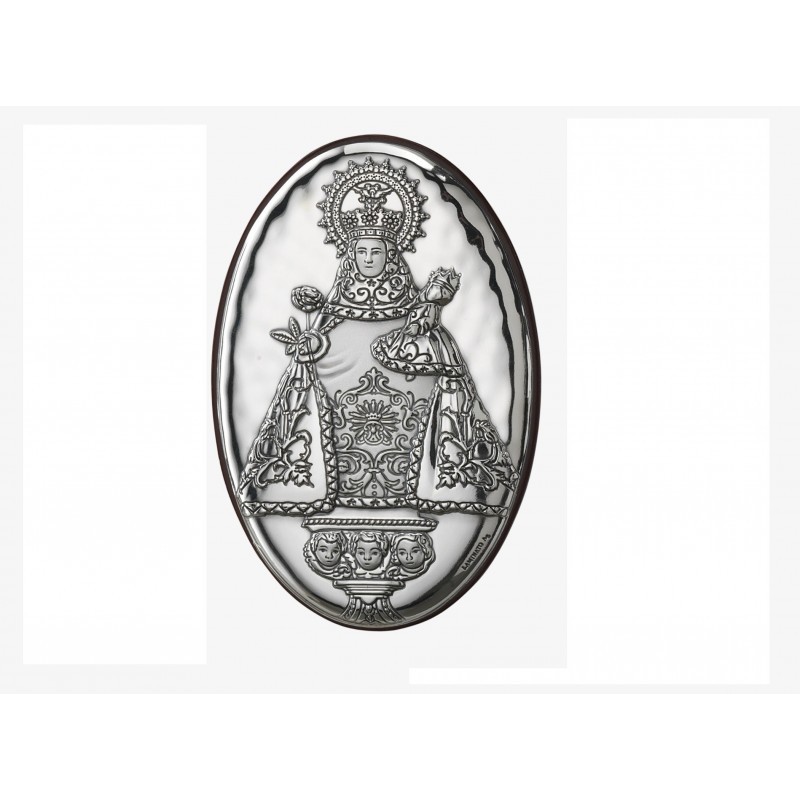 Icono oval virgen covadonga 7x10
