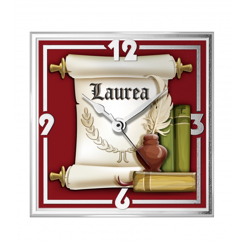 Reloj graduacion 13.5x13.5