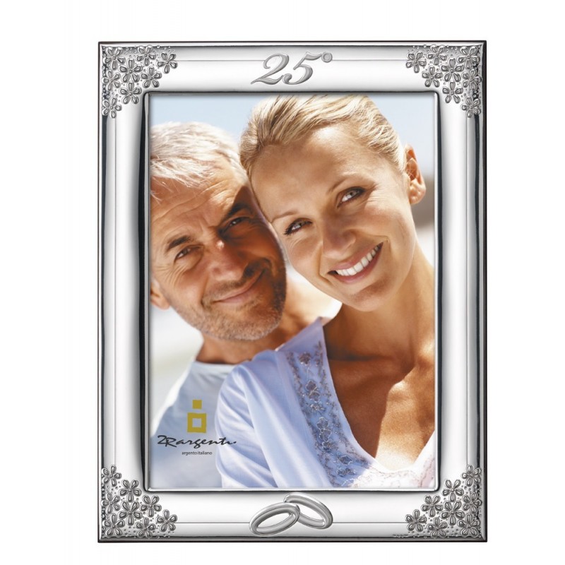 Marco fotos personalizado 25 aniversario 18x24 bodas plata
