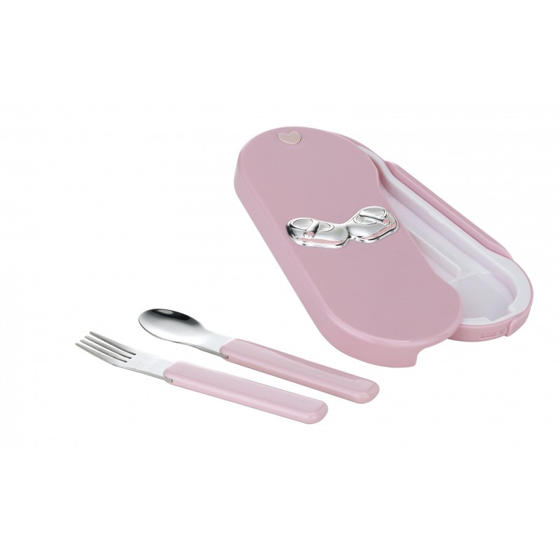 Set cubiertos celeste Personalizados