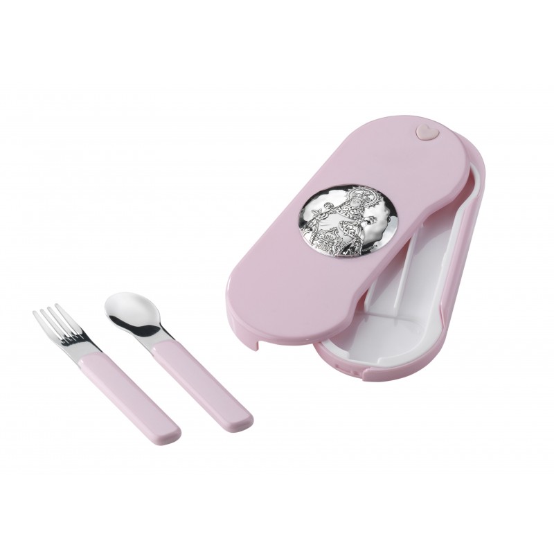 Set cubiertos v. covadonga celeste Personalizados