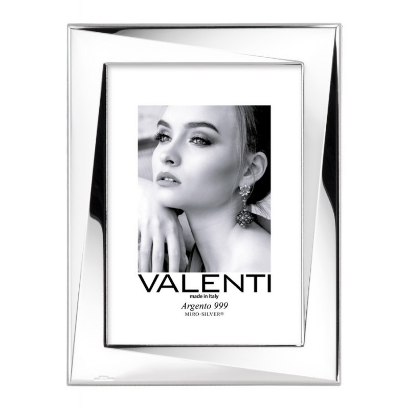 Marco fotos personalizado 15x20 plata bilaminada