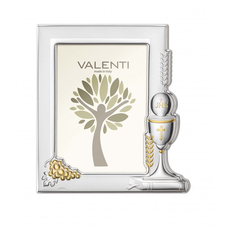 Marco fotos personalizado comunión 9x13 trasera blanca