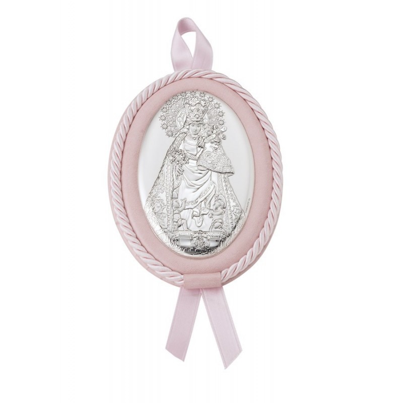 Medallon musical oval v. desampar. rosa